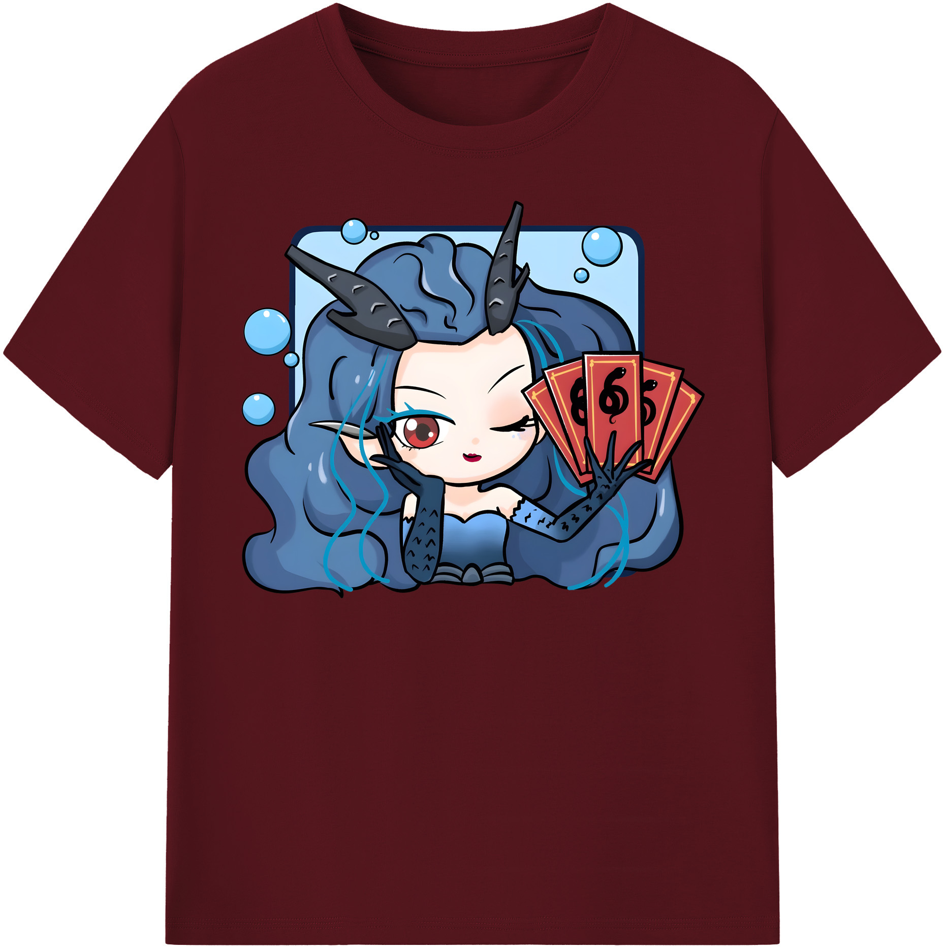 （画像用） Ne Zha 2 ナタ 魔童の大暴れ 綿100％半袖Tシャツ（フロントプリント）